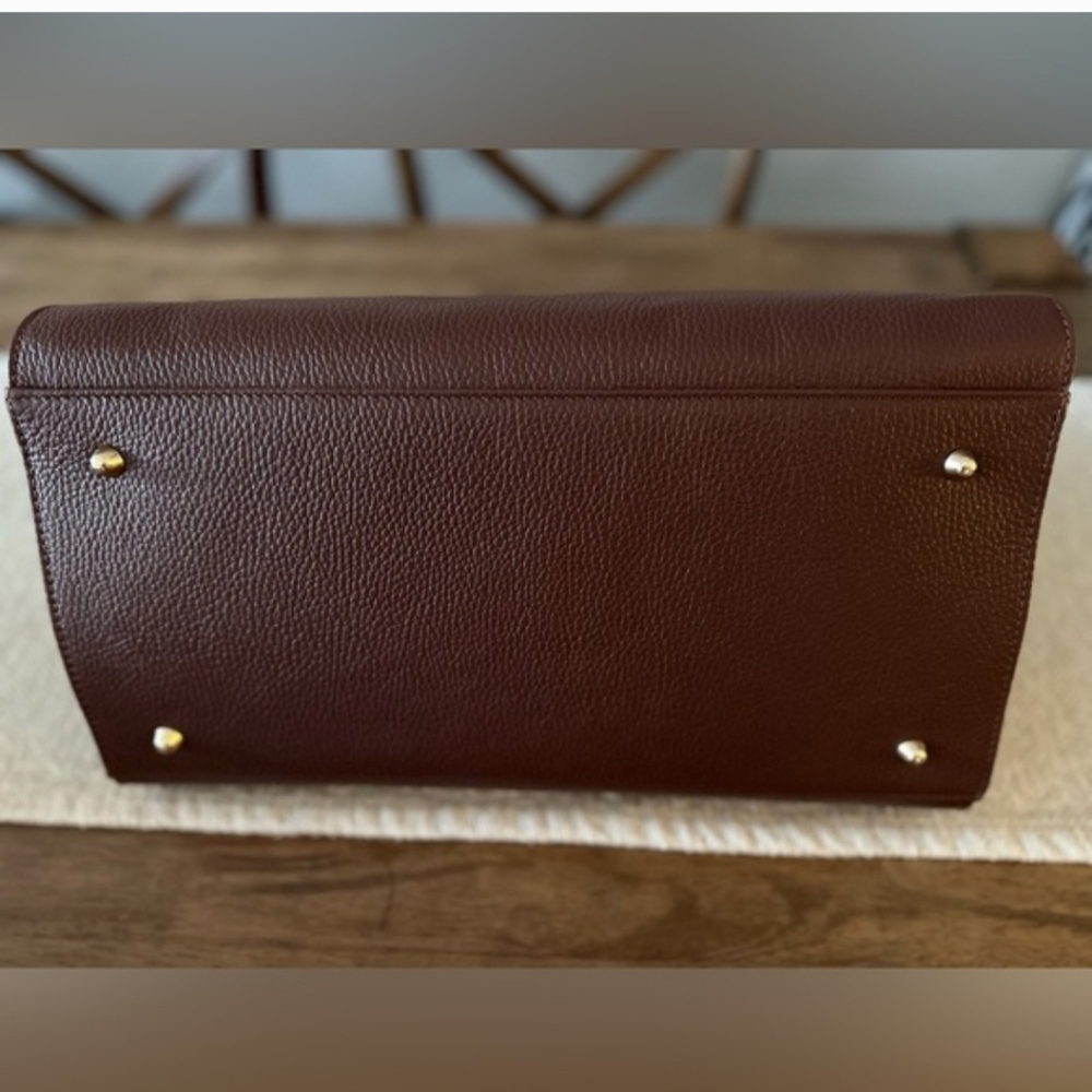 🏷Anna PAOLA Italian Leather And Suede Elegant Handbag NWOT - Picture 3 of 10